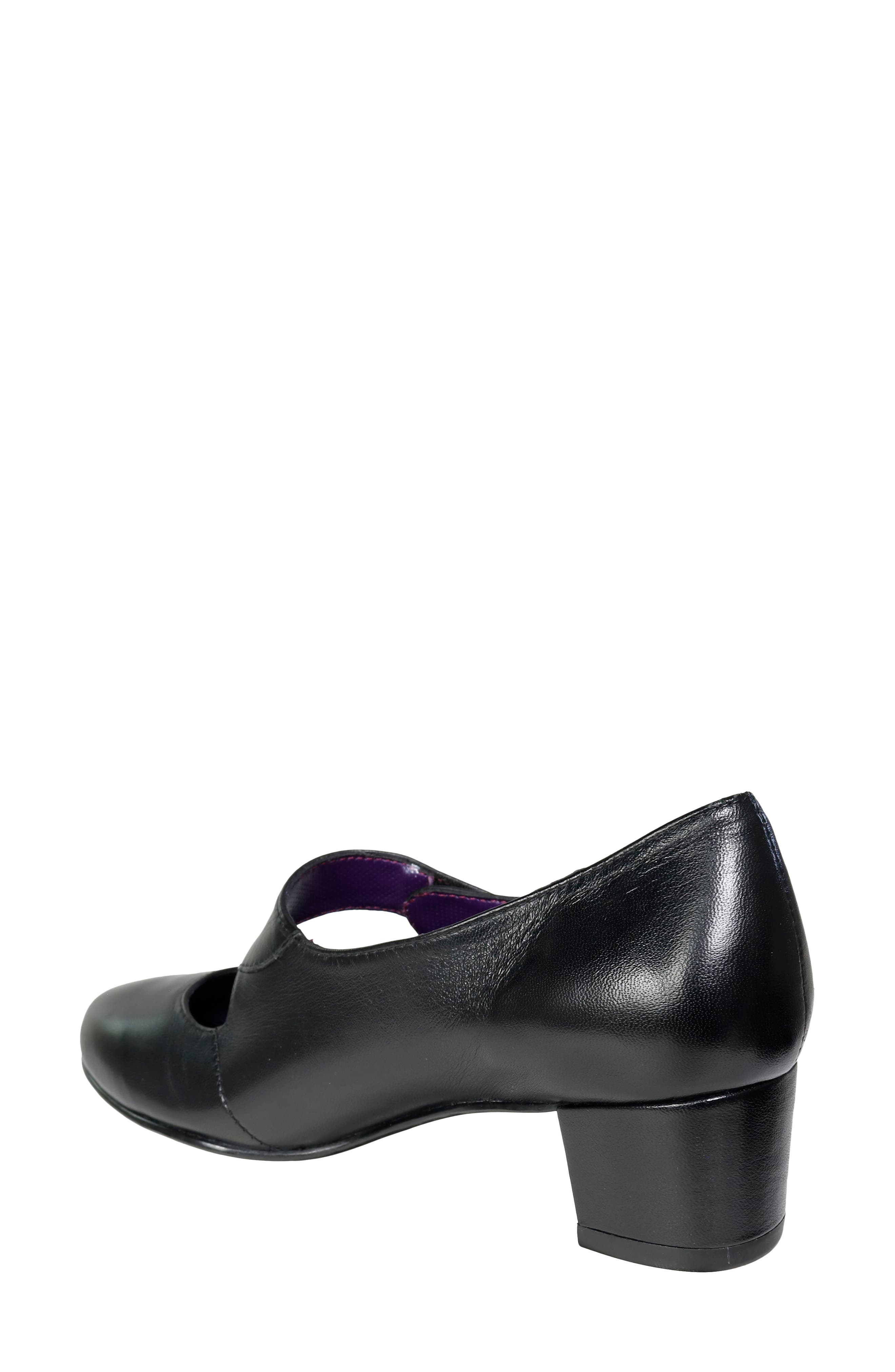 David Tate Sterling Mary Jane Pump, Alternate, color, Black Napa