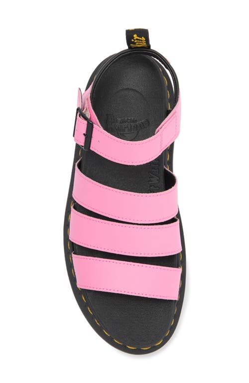 Dr. Martens' Dr. Martens Blaire Quad Platform Strappy Sandal In Fondant Pink