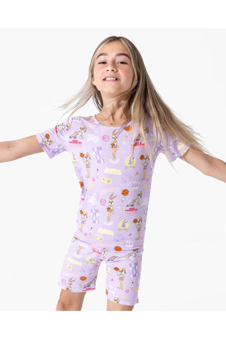 Lola Bunny Kids 2-Piece Short Sleeve & Shorts Pajama Set, Alternate, color, Lola Bunny