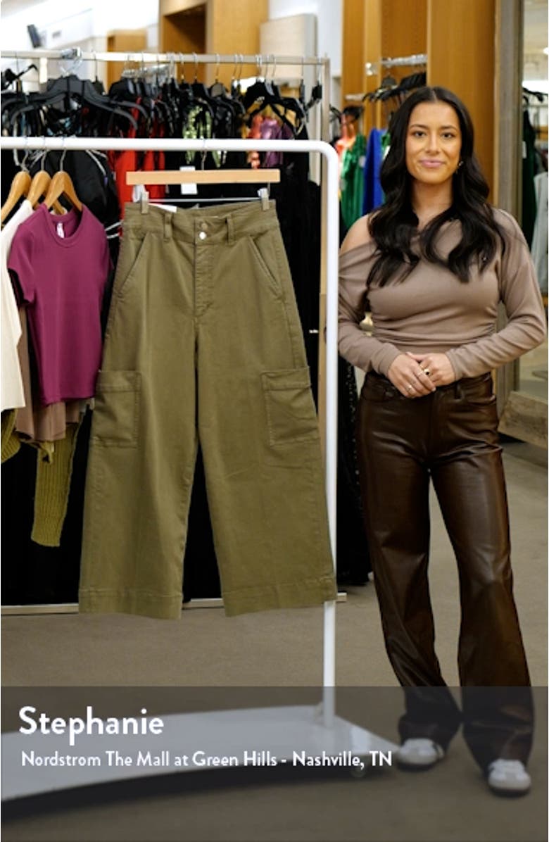 The Milla Wide Leg Cargo Jeans, sales video thumbnail