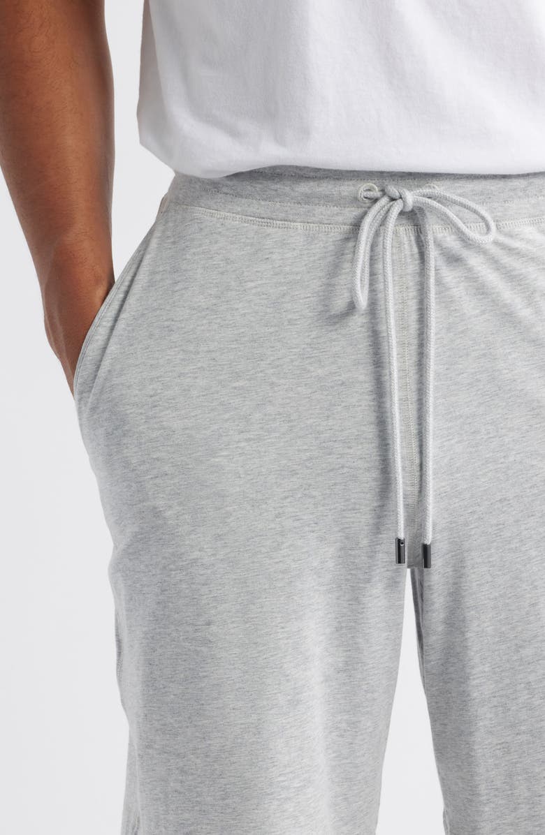 Daniel Buchler Stretch Cotton & Modal Drawstring Pajama Shorts, Alternate, color, Grey Heather