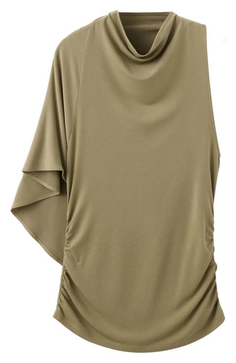 Asymmetric Drape Top