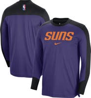 Nike Men's Nike Purple Phoenix Suns 2024/25 Authentic Pre-Game Legend Long Sleeve Shooting Shirt