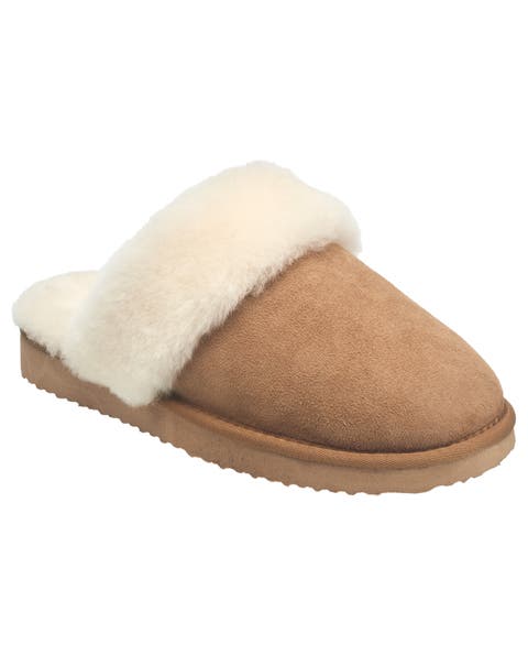 Gens Fur Band Open Slipper