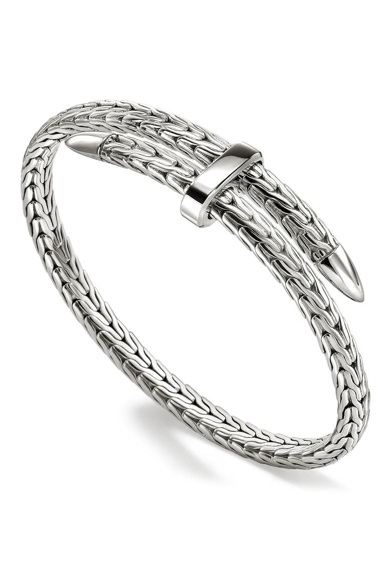Spear Flex Cuff, 5.5mm, Alternate, color, STERLING SILVER