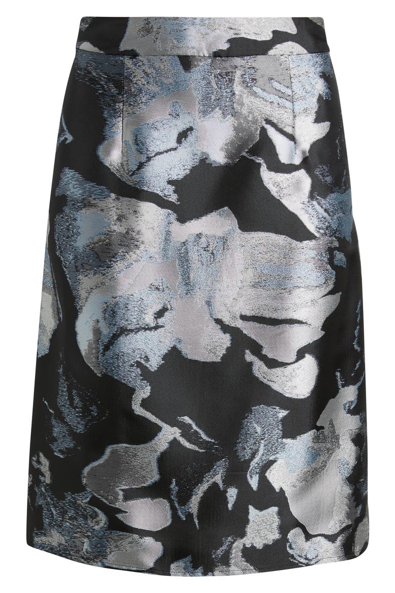 Abstract Floral A-Line Skirt, Alternate, color, DAWN/ GRANITE/ LUNAR ROCK