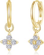 Lafonn Trillium Simulated Diamond Dangle Earrings