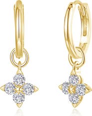 Lafonn Trillium Simulated Diamond Dangle Earrings