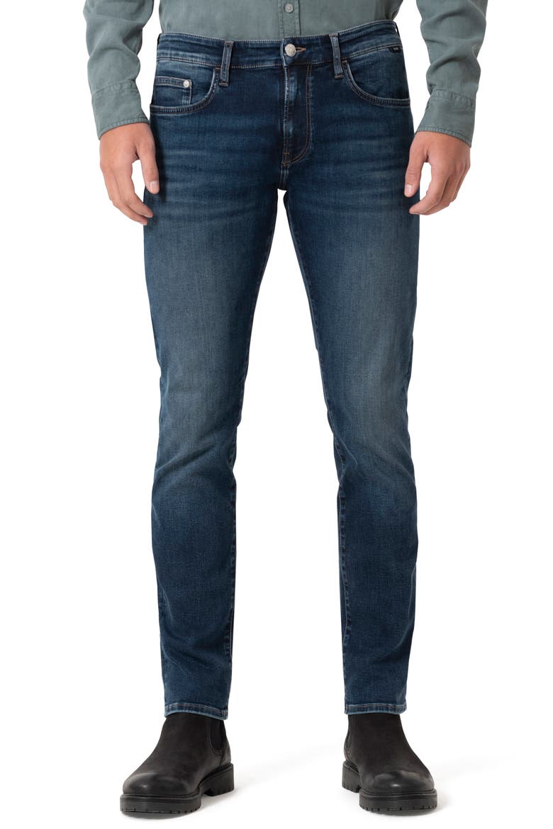 Marcus Slim Straight Leg Jeans, Main, color, DEEP BRUSHED FEATHER BLUE