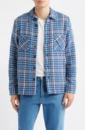Wax London Whiting Houndstooth Check Overshirt