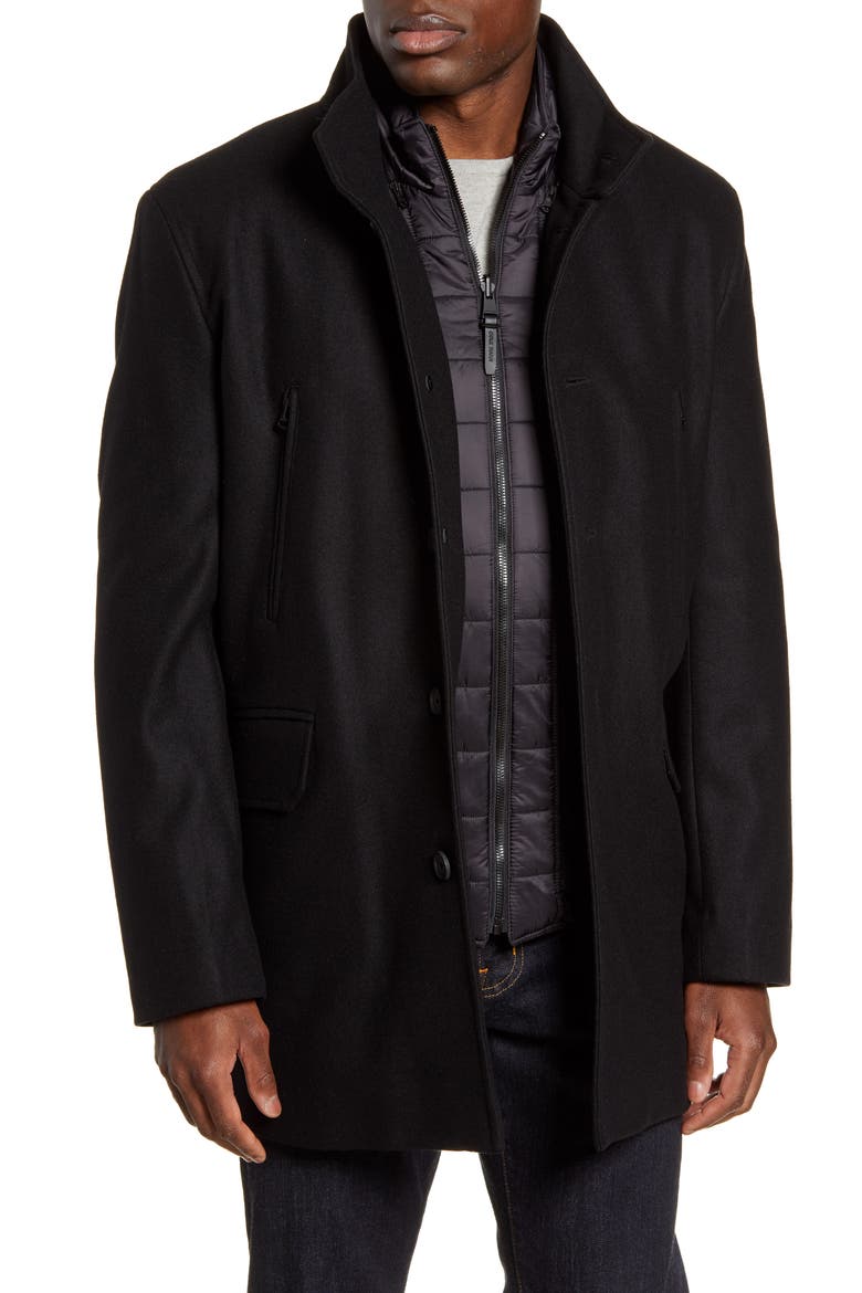 3-in-1 Car Coat, Main, color, BLACK