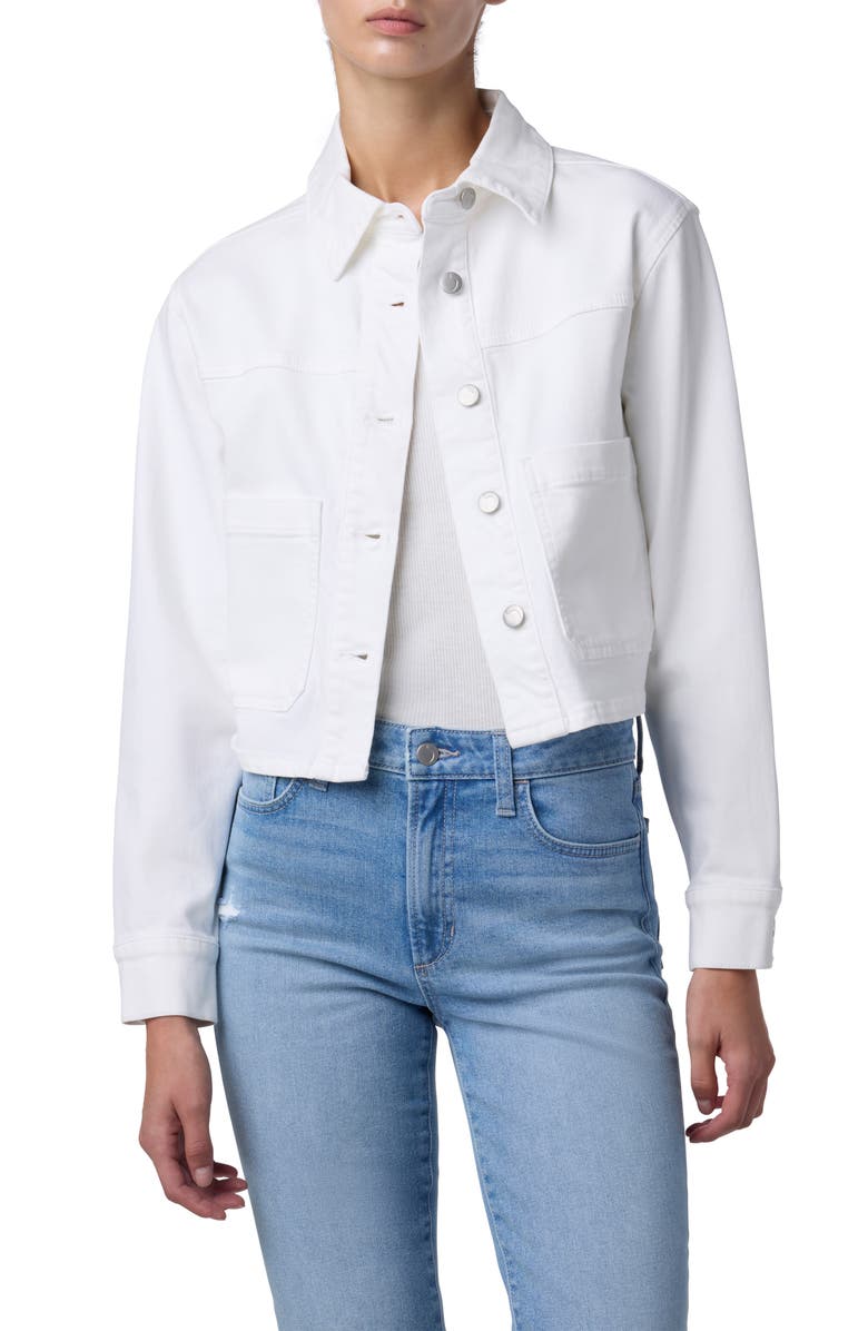 Joe's Crop Denim Jacket, Alternate, color, White