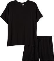 Nordstrom Moonlight Eco Easy Rib Short Pajamas