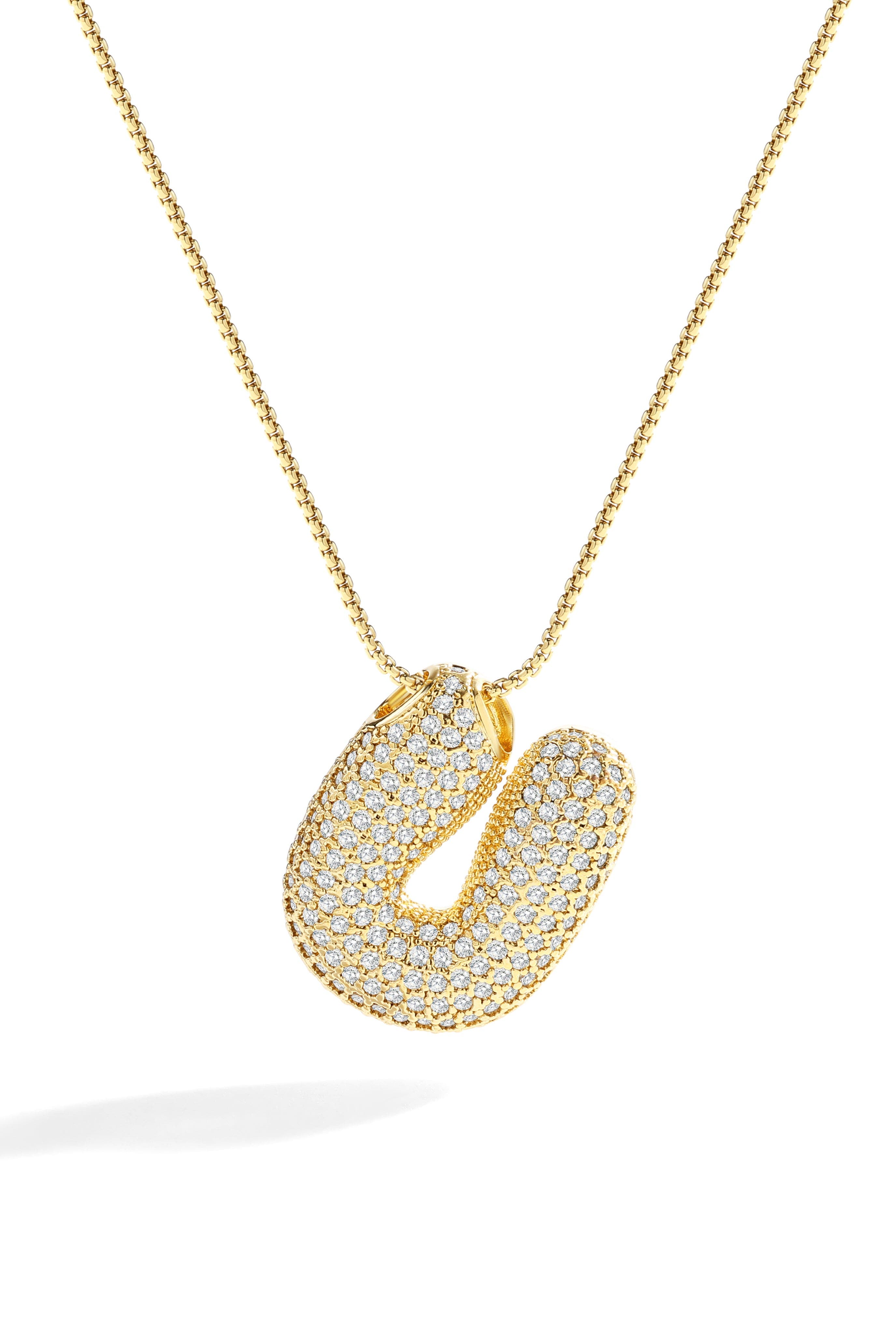 18k Gold / Letter U