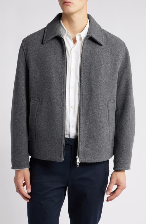 Theory Milo Loft Wool Blend Jacket In Gray