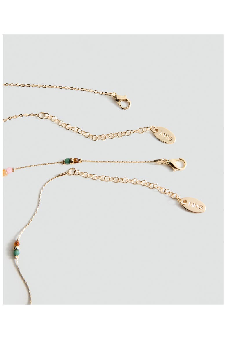 Mixed Layered Necklace, Alternate, color, GOLD