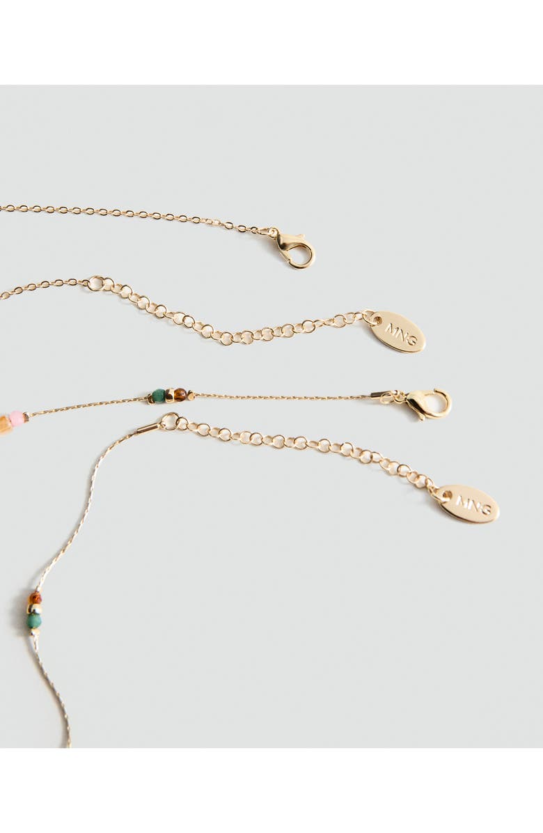 MANGO Mixed Layered Necklace, Alternate, color, Gold