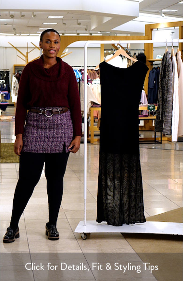 Vinka Mixed Media Maxi Dress, sales video thumbnail