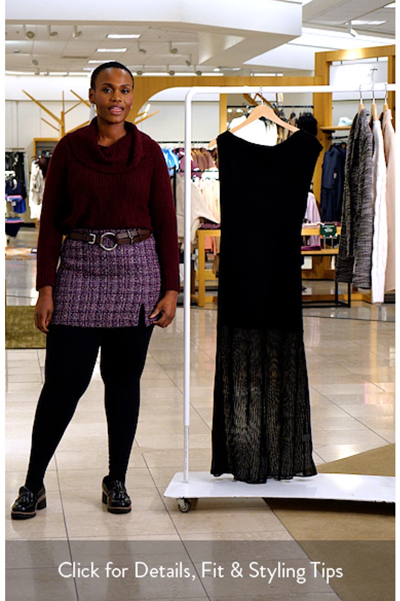 Vinka Mixed Media Maxi Dress video