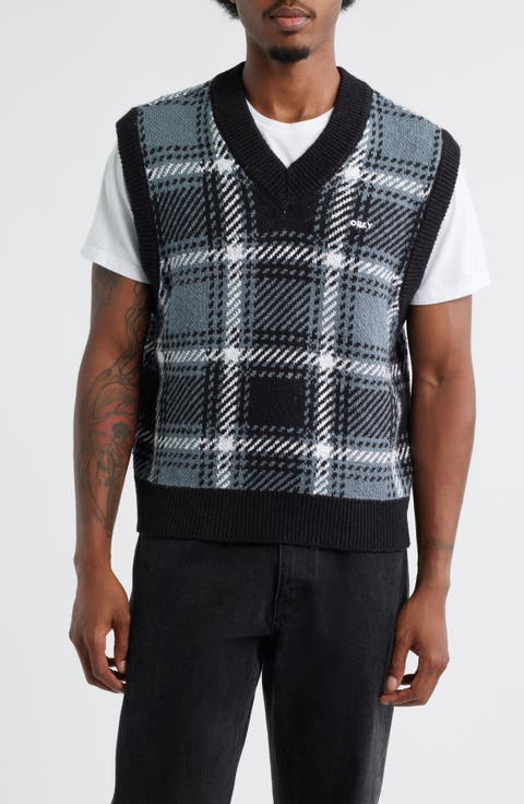 Avon Plaid Sweater Vest