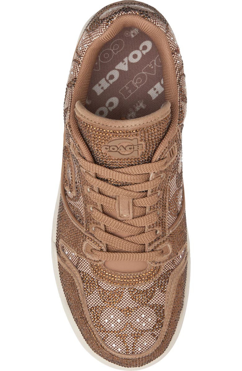 COACH Soho Signature Crystal Sneaker, Alternate, color, Antelope