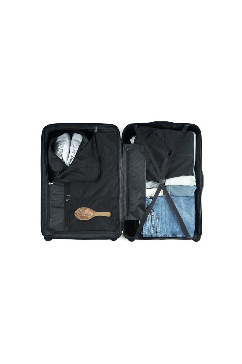 Go Collection Check-In Large Luggage, Alternate, color, Black