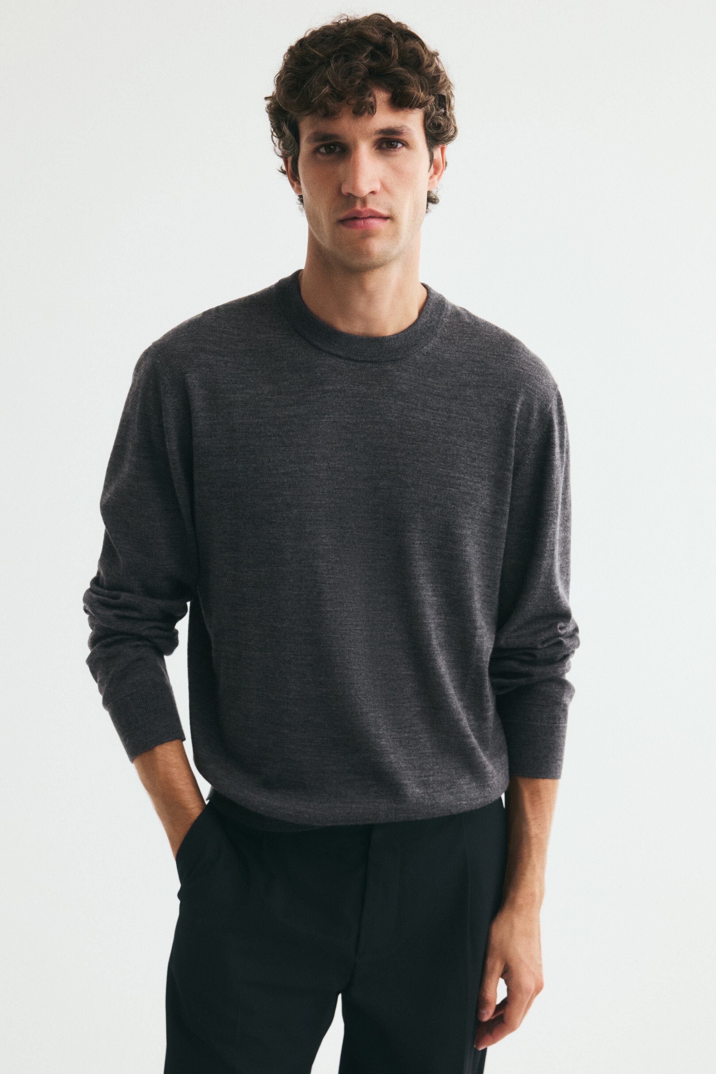 selected Dark gray melange