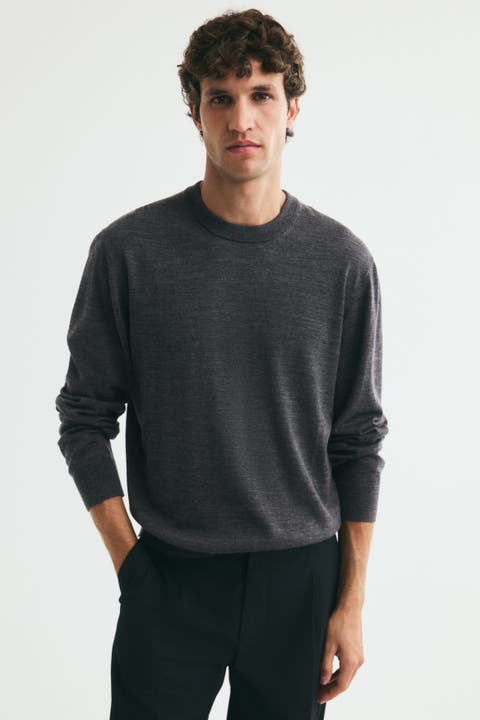 Regular-Fit Merino Wool Sweater