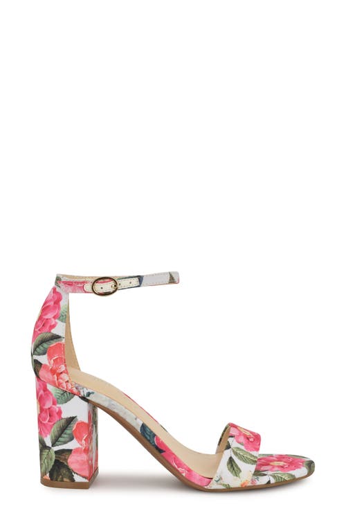 Nine West Tanela Ankle Strap Sandal In White
