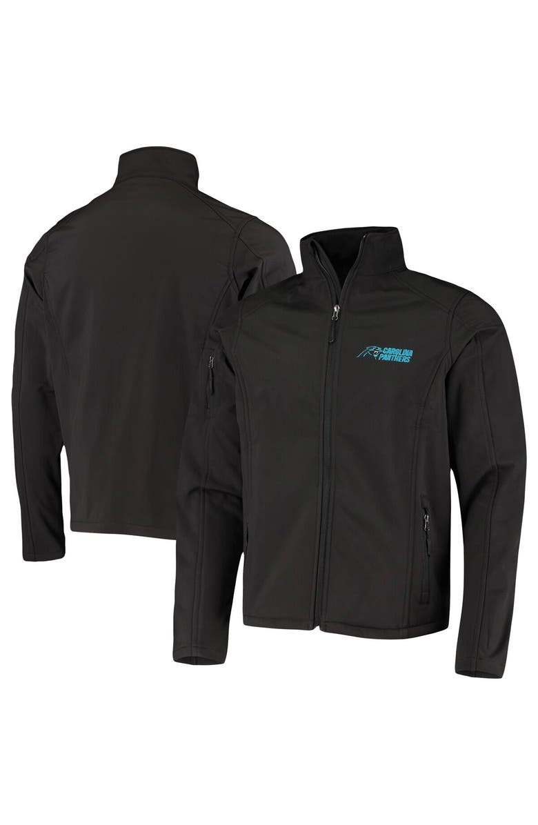 DUNBROOKE Men's Dunbrooke Black Carolina Panthers Sonoma Softshell Full-Zip Jacket, Main, color, Black