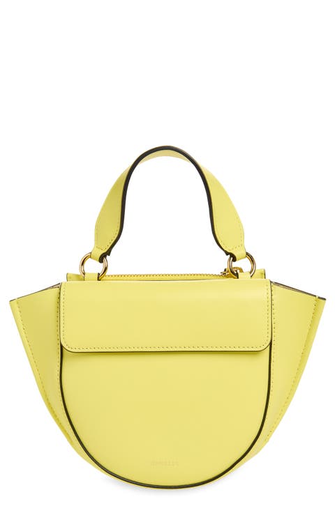 Small Hortensia Leather Handbag