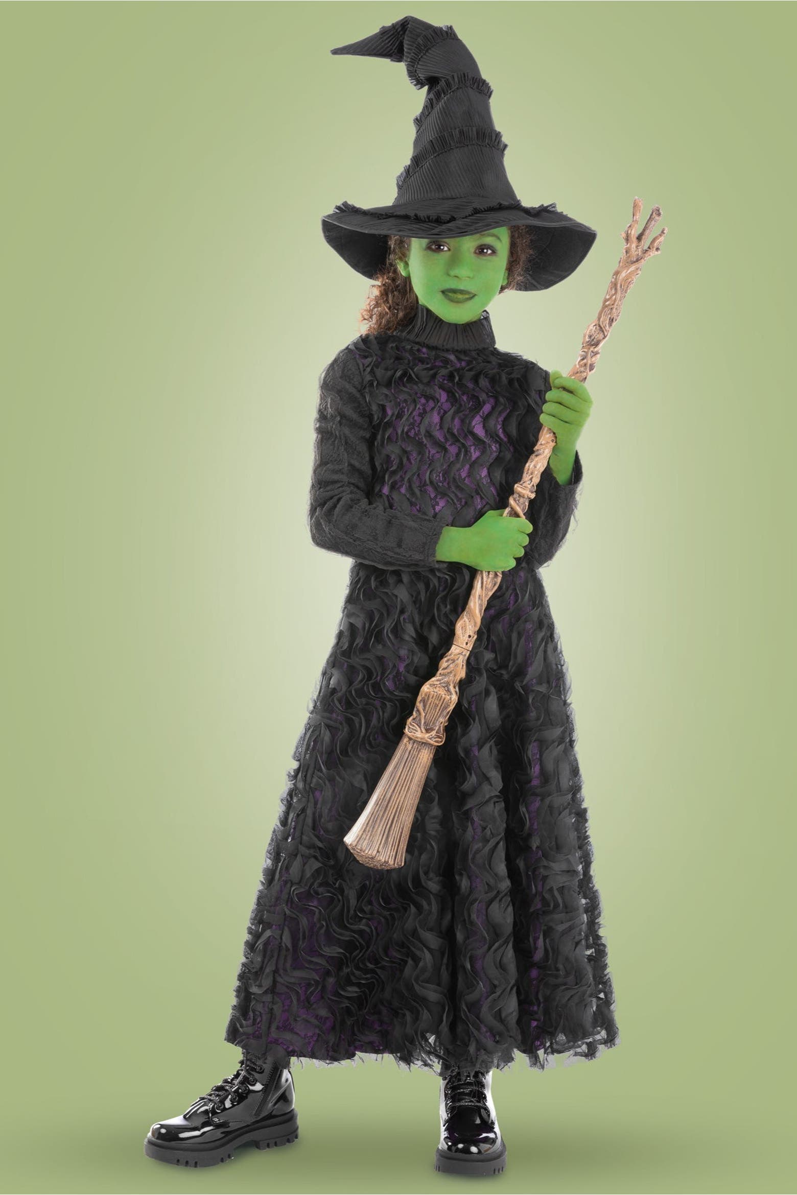 Firel Ines Chasing Fireflies Wicked Deluxe Elphaba Girls Costume | Nordstrom