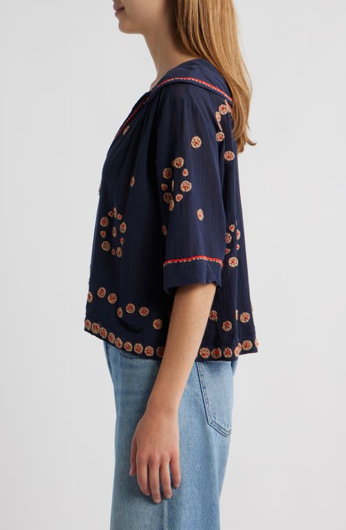 The Great . The Beaded Vintage Sailor Top