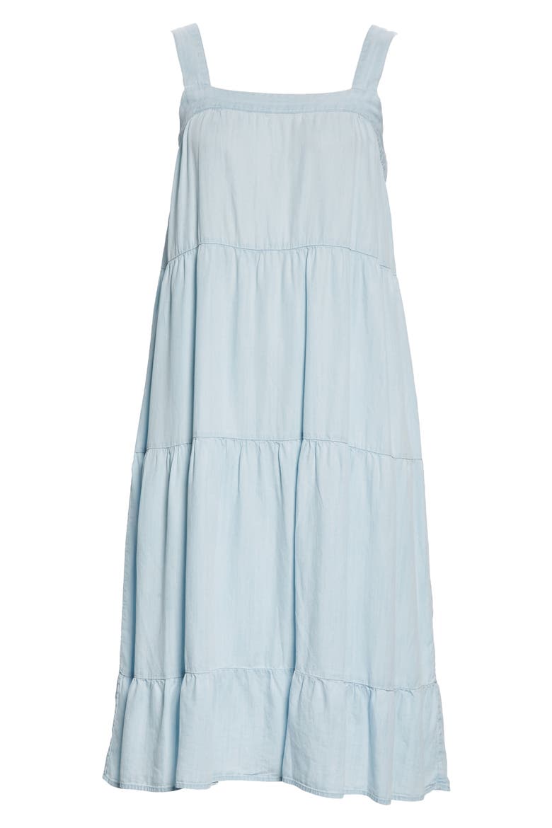 Amaya Sleeveless Tiered Sundress, Alternate, color, LIGHT VINTAGE