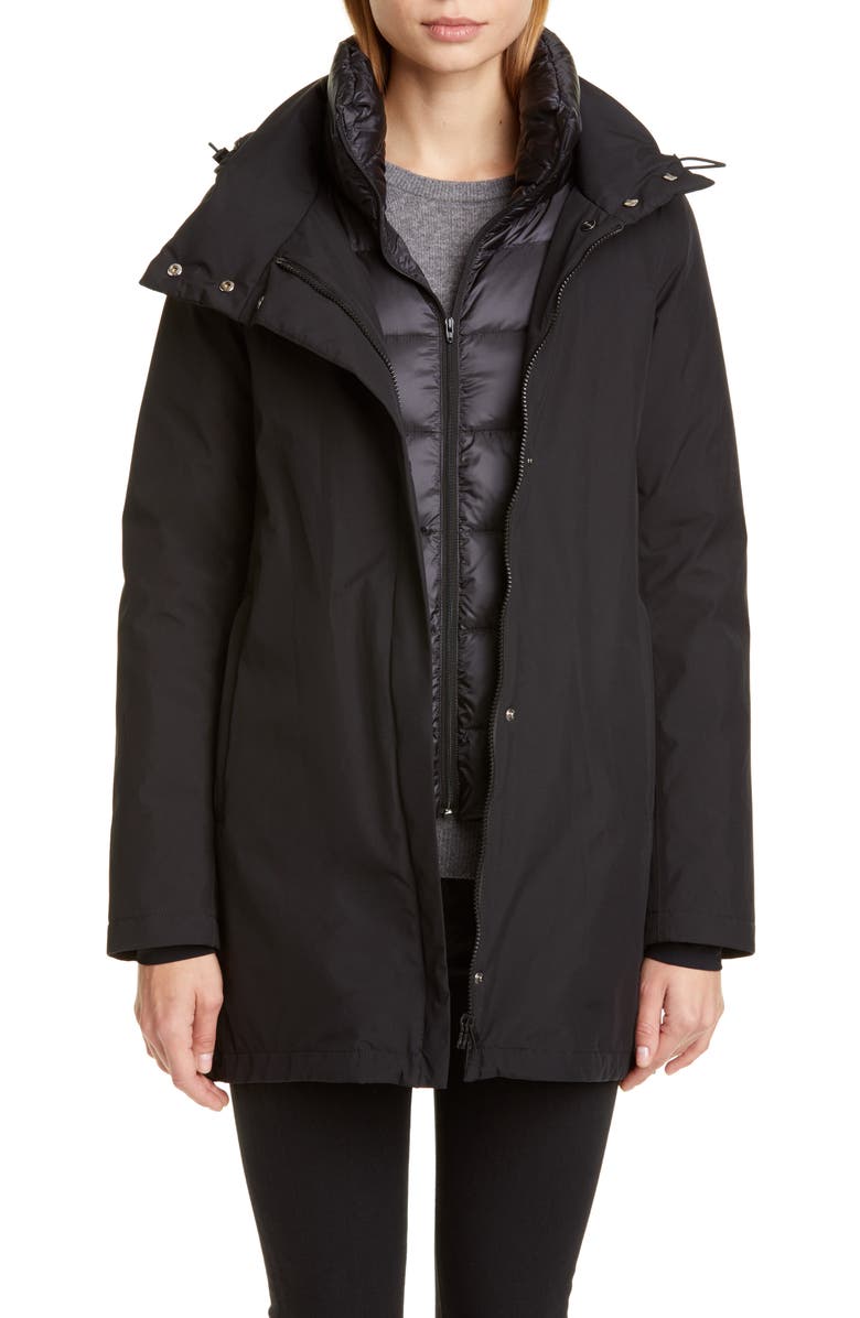 Herno Gore-Tex<sup>®</sup> Coat with Removable Down Bib, Main, color, 