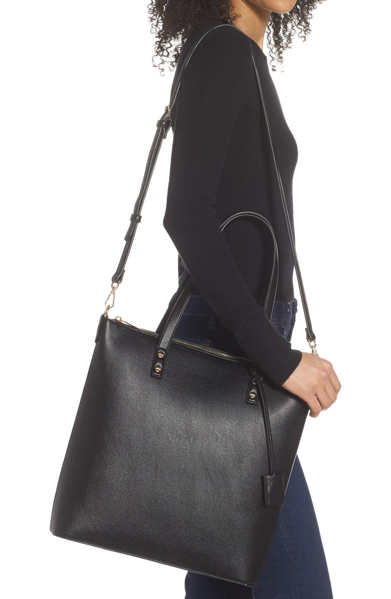 Mali + Lili Ashley Vegan Leather Everyday Tote, Alternate, color,