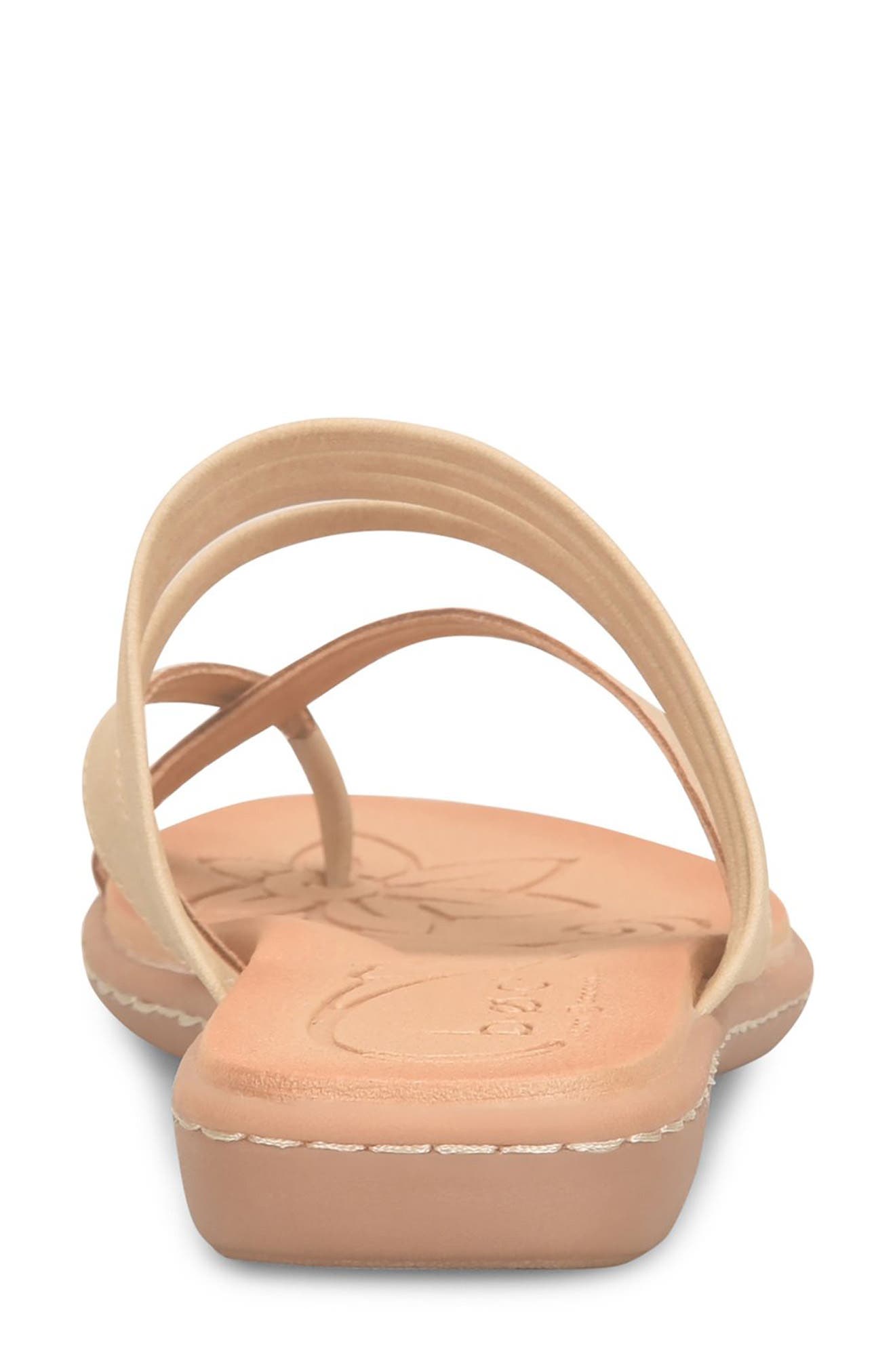 Alisha Slide Sandal, Alternate, color, NATURAL NUBUCK