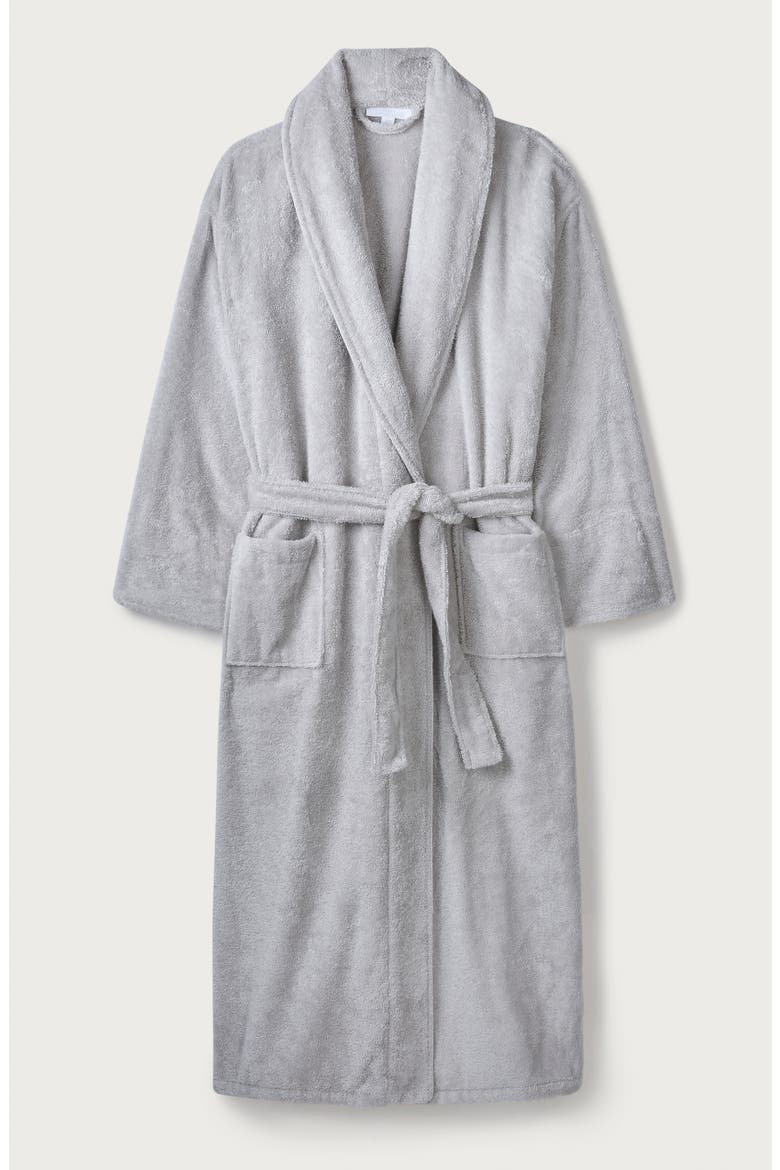 Unisex Classic Cotton Robe, Alternate, color, PEARL GREY