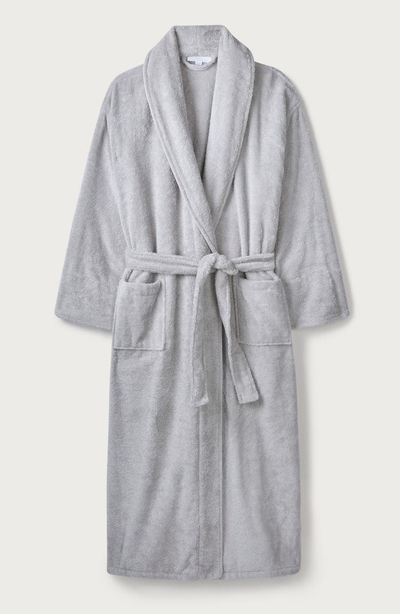 The White Company Unisex Classic Cotton Robe, Alternate, color,