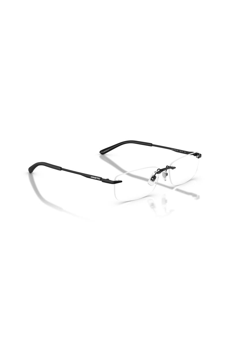 58mm Rectangle optical glasses, Alternate, color, Black
