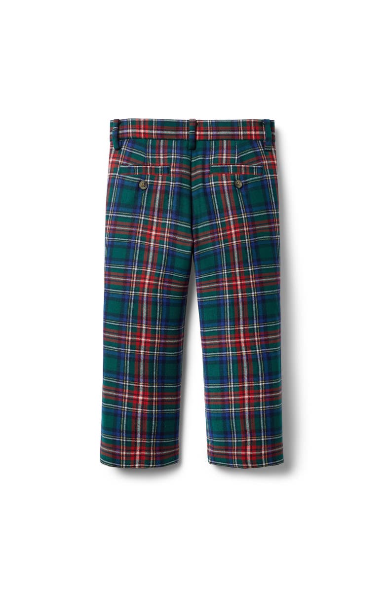 Janie and Jack The Holiday Tartan Pant, Alternate, color, Green