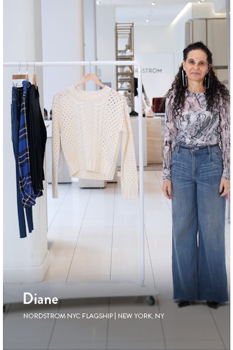 Marie Mixed Stitch Sweater video