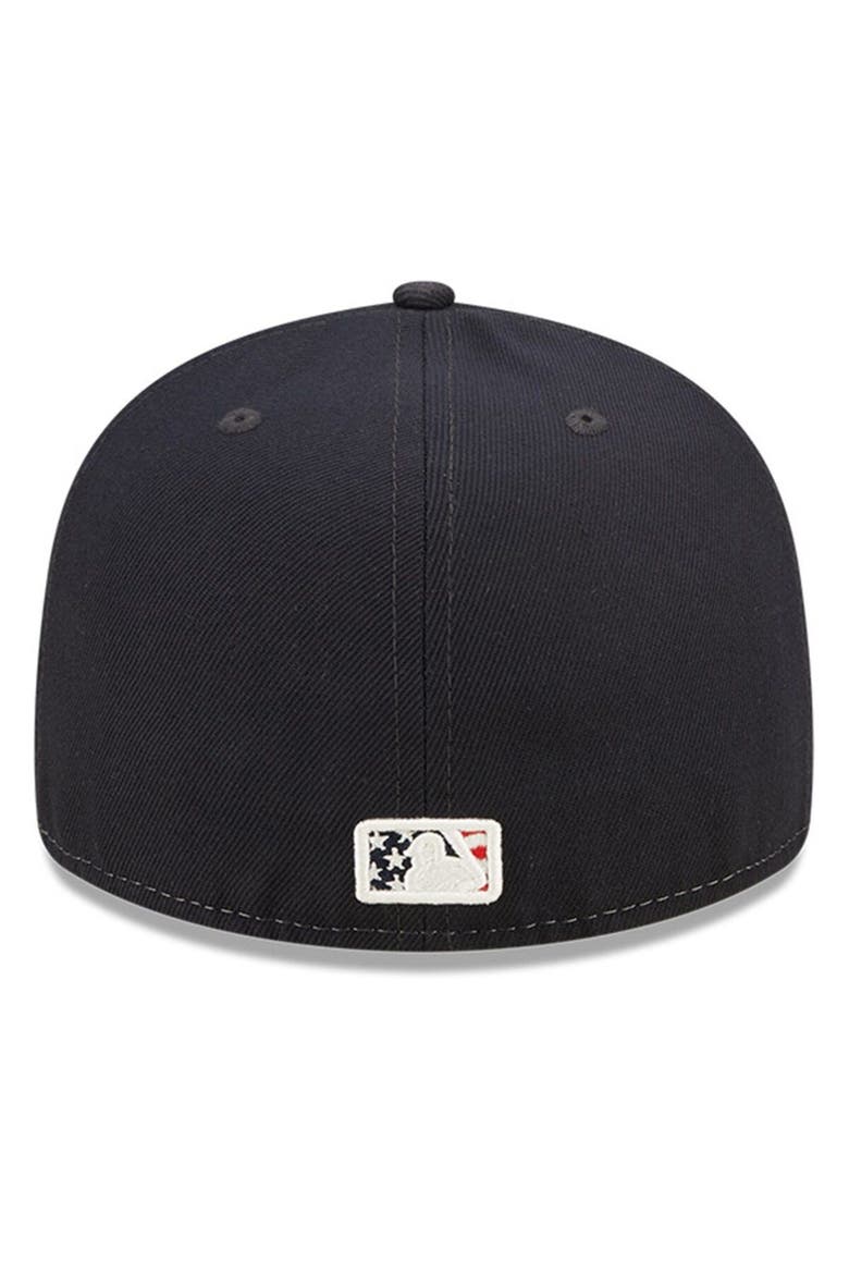 Men's New Era Navy Chicago Cubs 2022 4th of July Low Profile 59FIFTY Fitted Hat, Alternate, color, Navy