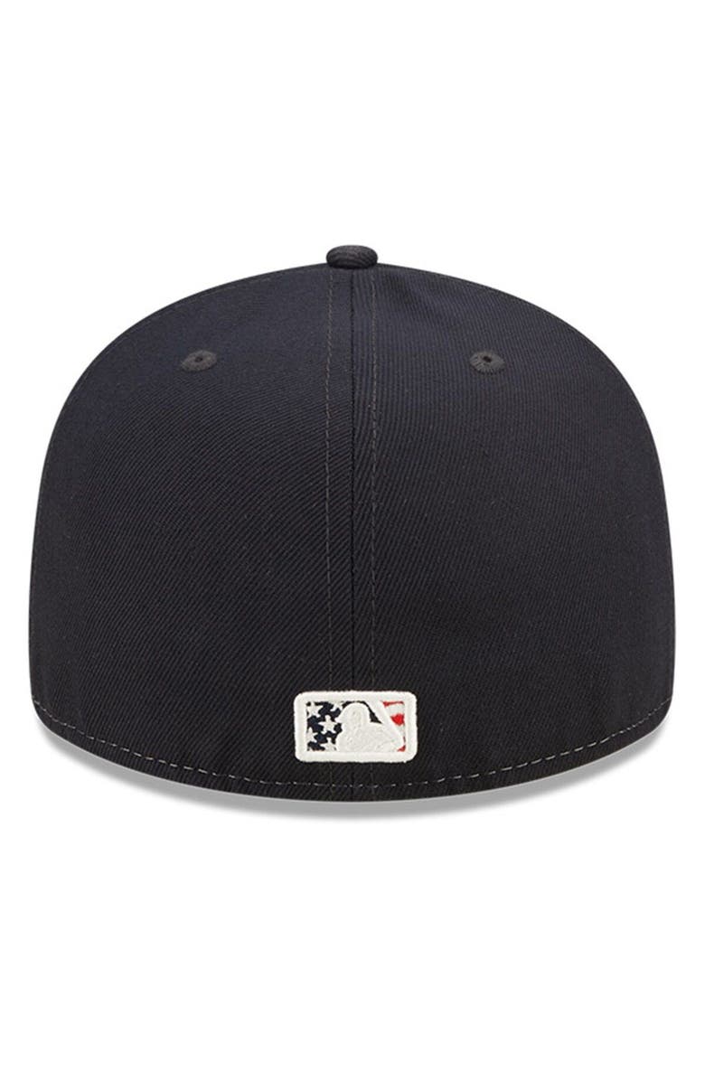 New Era Men's New Era Navy Chicago Cubs 2022 4th of July Low Profile 59FIFTY Fitted Hat, Alternate, color, Navy