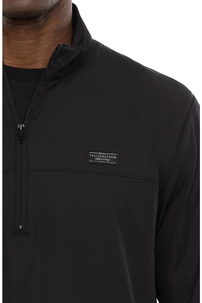 Wanderlust Quarter Zip Pullover, Alternate, color, BLACK