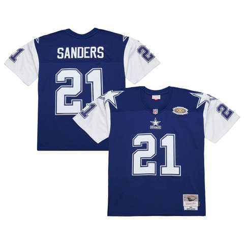 Men's Mitchell & Ness Deion Sanders Navy Dallas Cowboys 1995 Legacy Replica Jersey