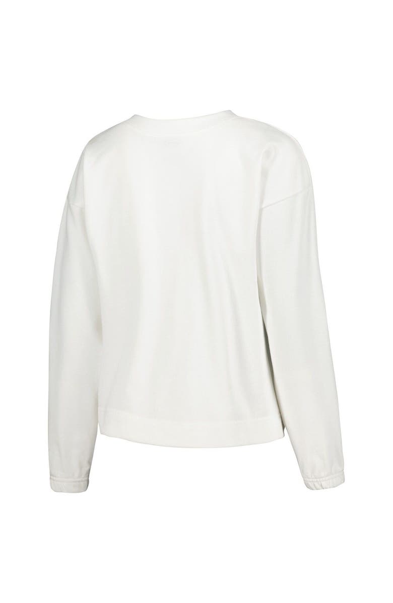 CONCEPTS SPORT Women's Concepts Sport  White North Carolina Tar Heels Sunray Notch Neck Long Sleeve T-Shirt & Shorts Set, Alternate, color, White