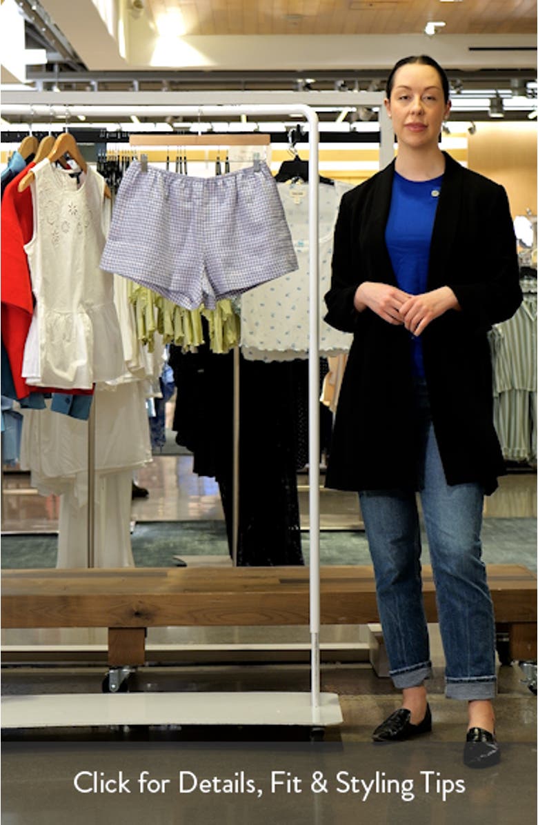 Nora Linen Shorts, sales video thumbnail