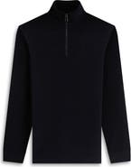 Bugatchi Soft Touch Quarter Zip Sweatshirt