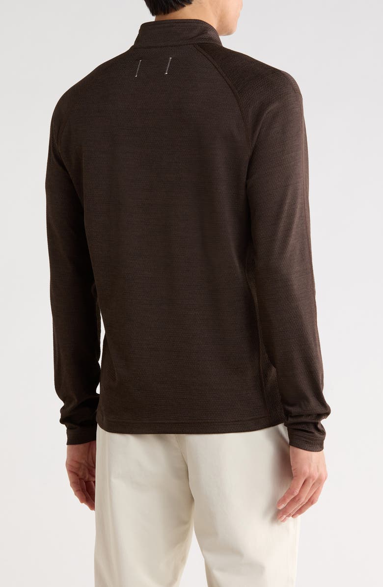 Reigning Champ Solotex<sup>®</sup> Mesh Tiebreak Performance Polo, Alternate, color, Coffee